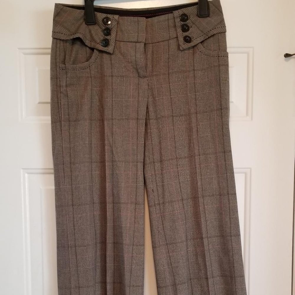 TAIKONKU Plaid dress trousers